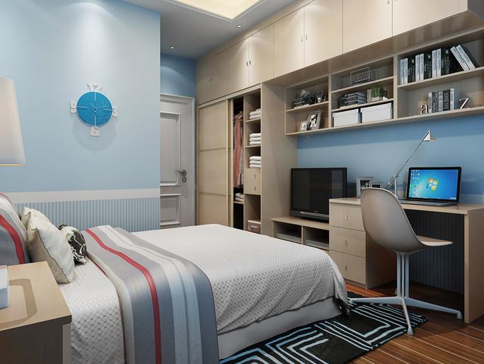 宁静儿童卧室衣柜效果图 从视觉上给你惊喜