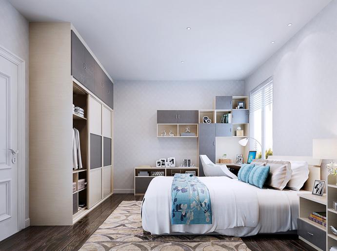 时尚简约推拉门衣柜效果图 打造环保时尚家居