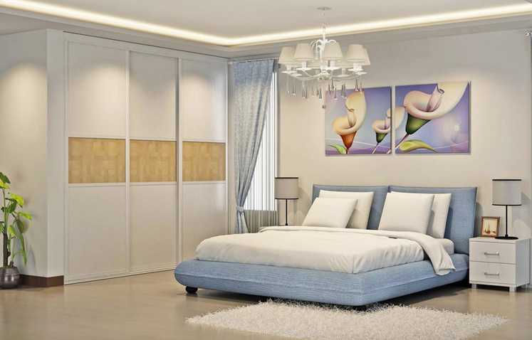 打造时尚浪漫爱巢 小资女的卧室衣柜设计图