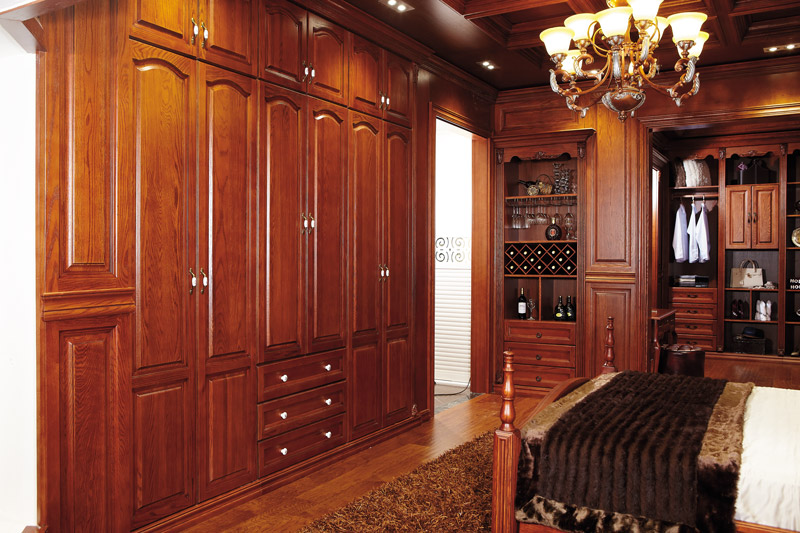 低调奢华家 欧式实木衣柜设计图