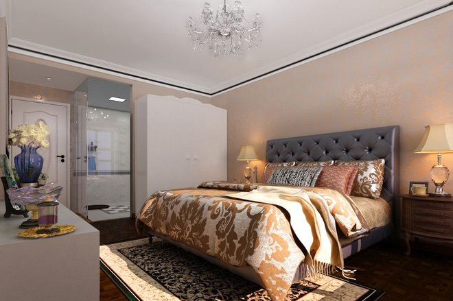 80后夫妻爱的港湾 新古典时尚衣柜设计图