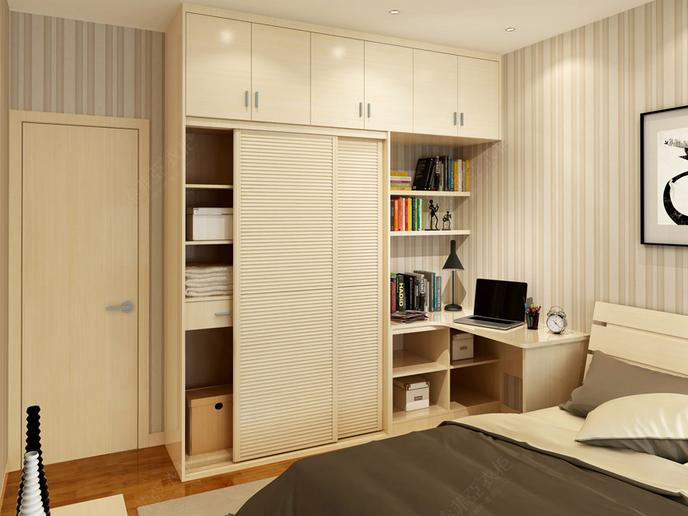 现代主卧室衣柜设计图 充分利用空间每一角