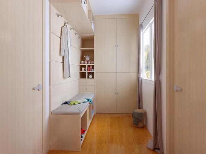 轻松出行入户设计 现代风格衣柜设计图