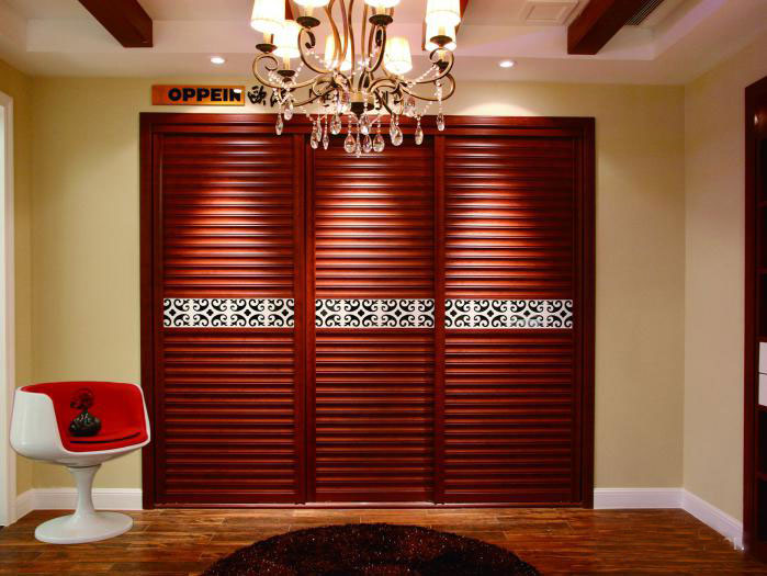 经典小百叶衣柜设计图 实用与品质同在