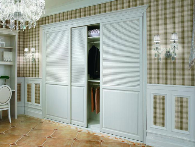 典雅华丽简欧风格衣柜图片 尊享生活品质 