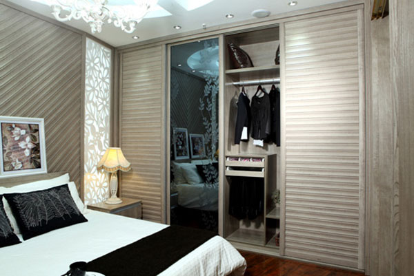 房奴必备家具 简约内嵌式衣柜设计图