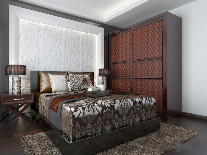 现代古典卧室衣柜设计图  雅致大气有品位