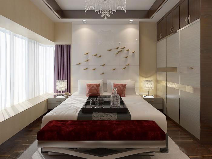 都市主卧衣柜效果图 雅致设计不容错过