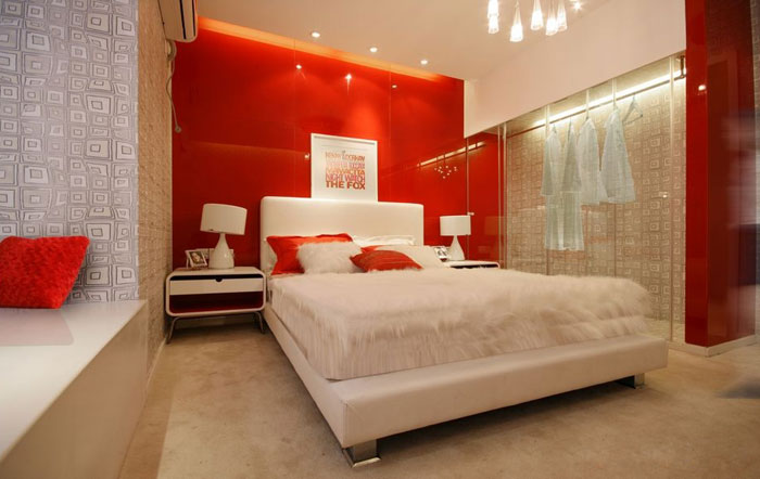 温馨简单80后婚房 个性另类衣柜设计图