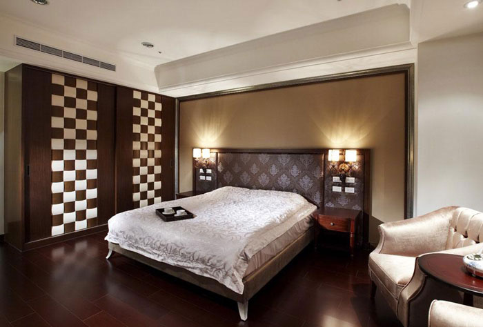 个性推拉门衣柜效果图 氛围温馨柔和