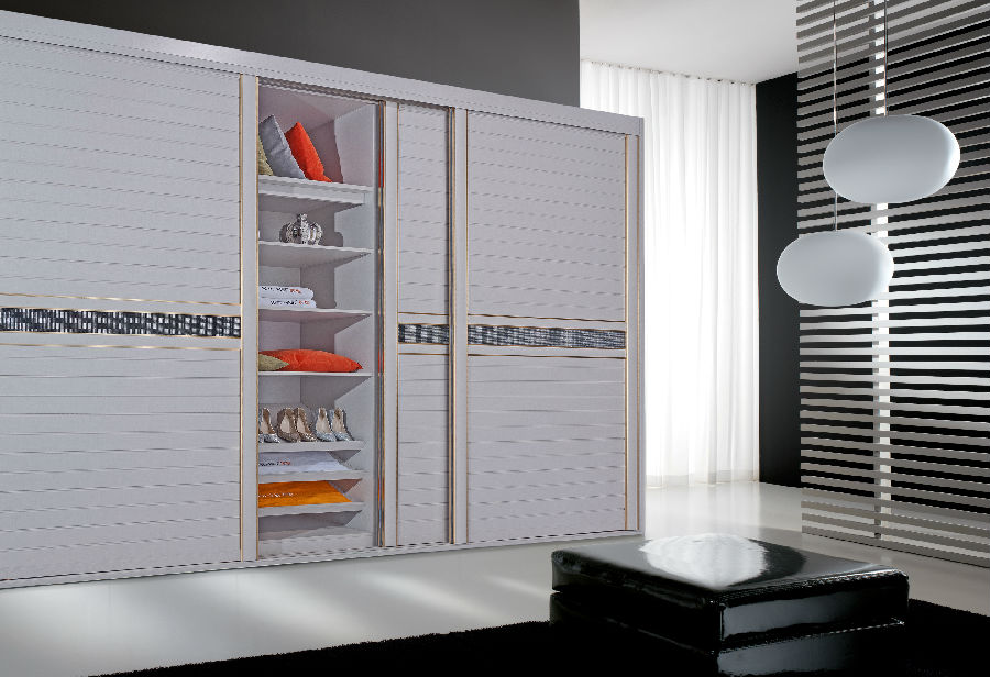 现代整体衣柜效果图 满足少女心