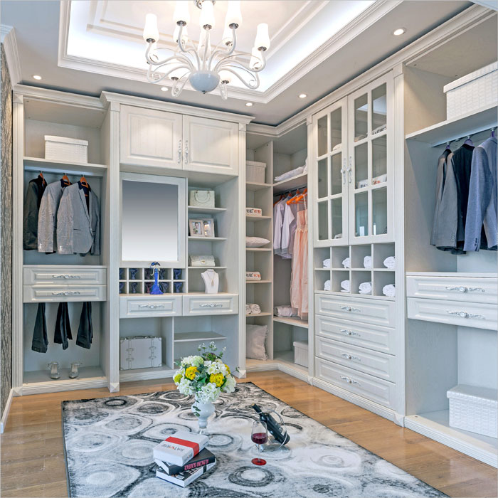 英伦风格衣帽间效果图 尽显简洁奢华