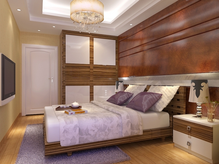 装饰收纳双管齐下 现代拼色衣柜效果图