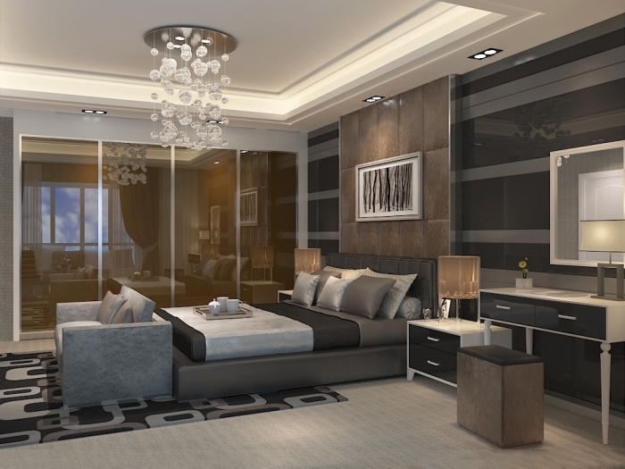 时尚烤漆衣柜设计图 让收纳隐藏于无形