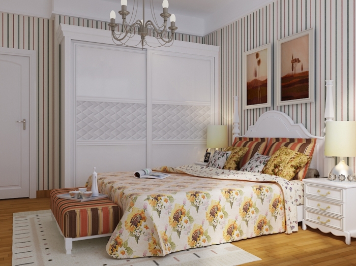 欧式风格卧室衣柜设计图 优雅设计为空间添高雅