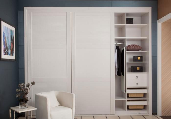 小清新梦幻天堂  实用型卧室衣柜效果图