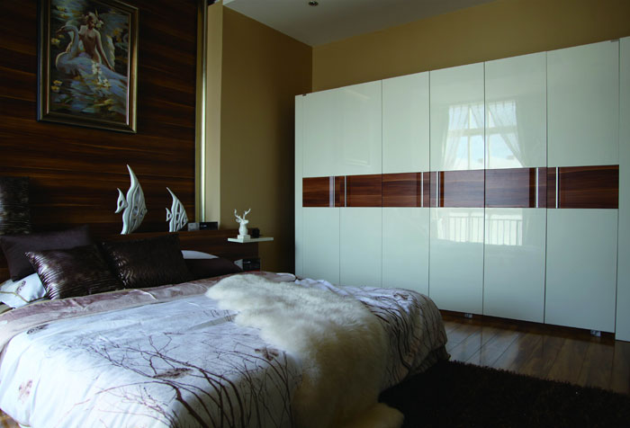 海比衣柜现代风格整体衣柜