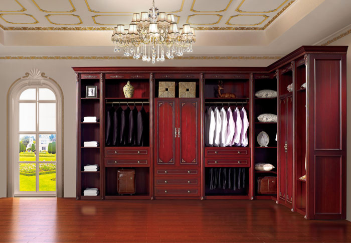 欧式风格衣柜设计图 气质与风雅并重
