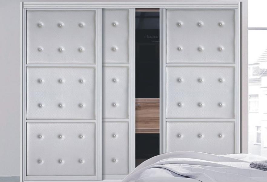 知性美女80平小家 私密卧室衣柜效果图