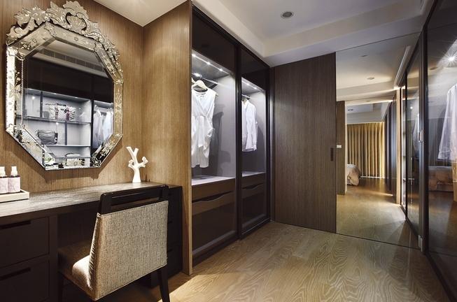 内敛经典大气宅 悠闲惬意推拉门衣柜效果图