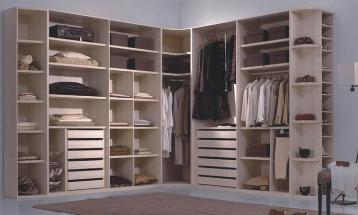 时尚简约温馨家 全开放式衣柜效果图