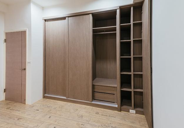 新日式风格三居 日式风格移门衣柜效果图