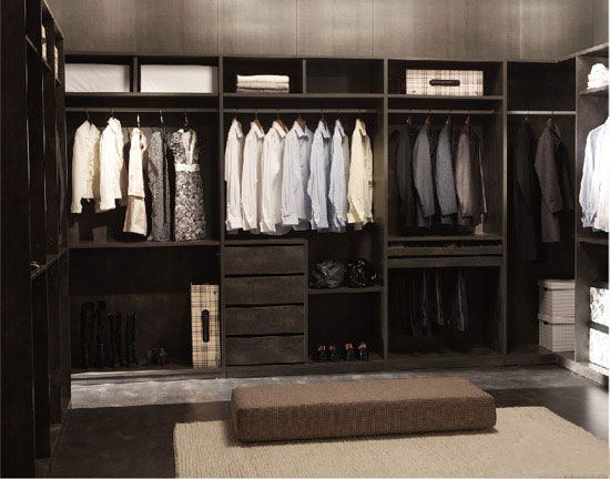 商务精英衣柜效果图 巧设计逆袭变豪宅