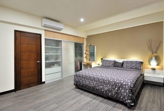 感受148平纯净空间生活 时尚小资卧室衣柜效果图