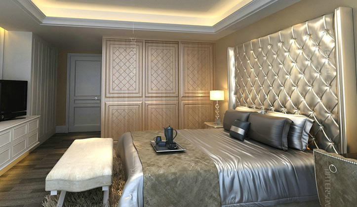 欧式金色质感衣柜设计图 玩色主义