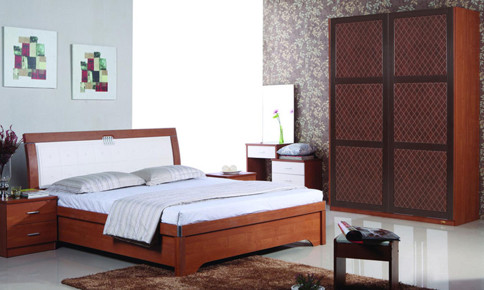 小资设计隐藏甜蜜感 咖啡木纹衣柜效果图