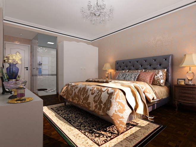 新古典衣柜设计图 80后夫妻爱的港湾