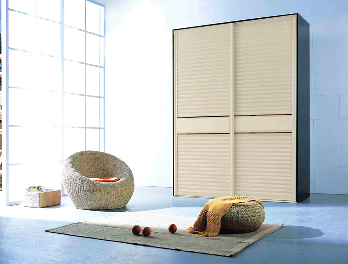 文艺范十足 法国枫木衣柜效果图