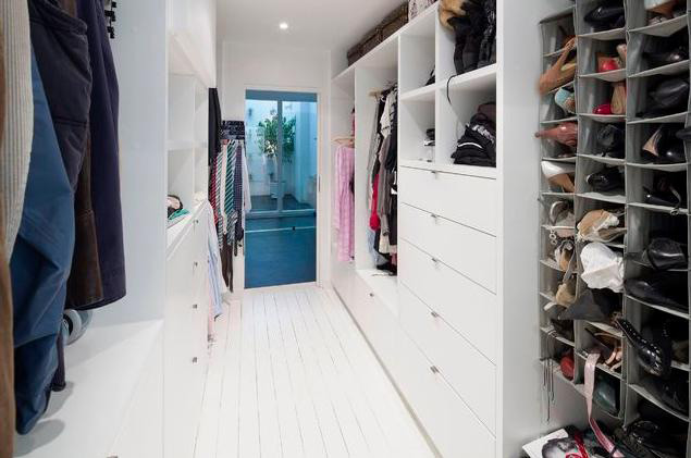 百搭白色衣帽间效果图 轻松hold住衣物