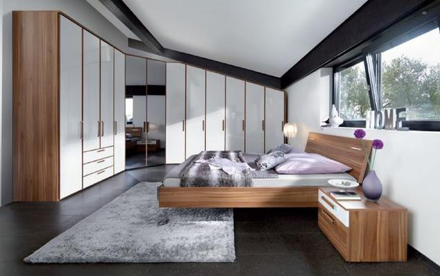 现代别墅装修 不规则衣柜设计图