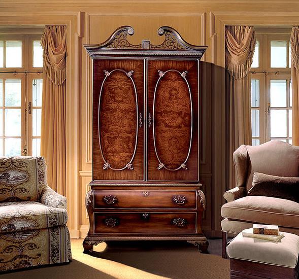 美式古典风格整体衣柜图片 魅力不容抗拒