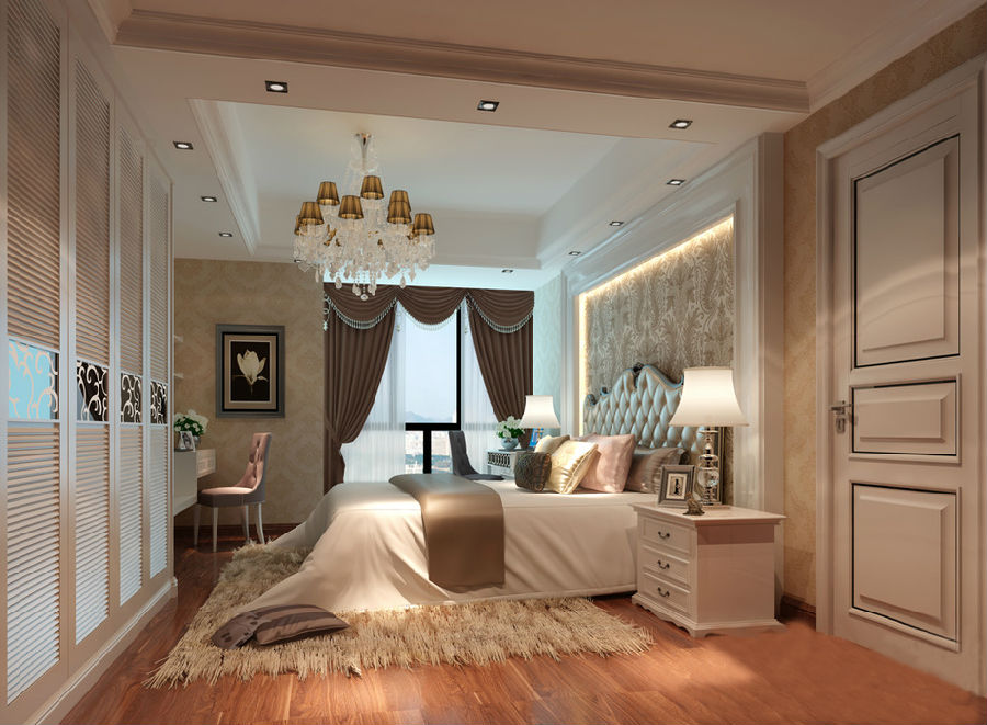 浪漫欧式风格衣柜效果图 展露幸福卧室