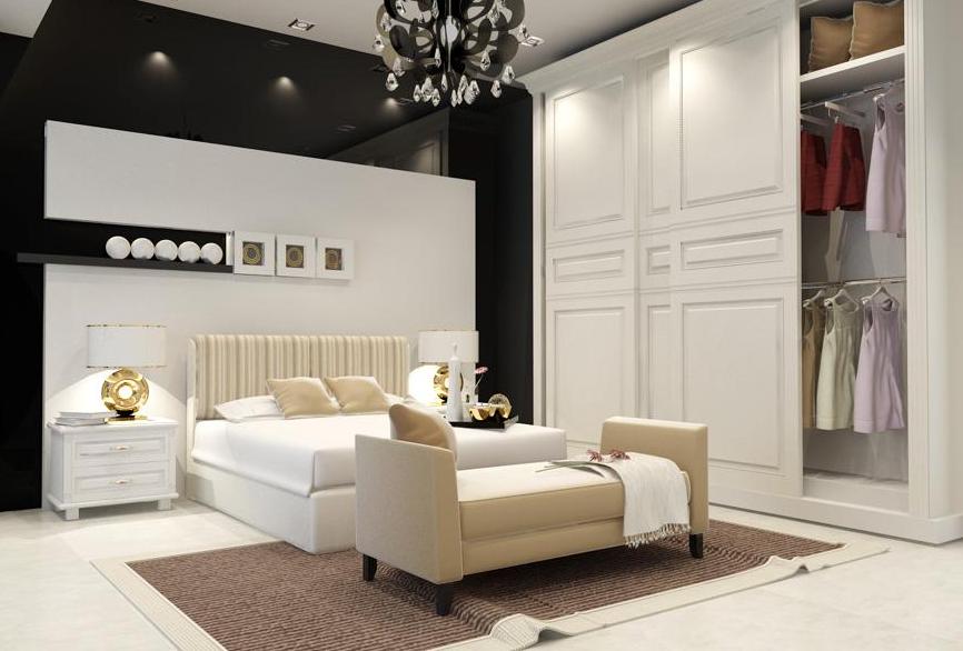 逆天改造老房 实用版欧式衣柜效果图